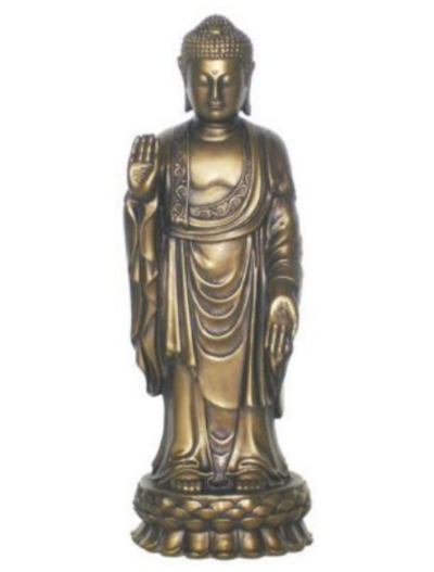Stående Buddha Brons