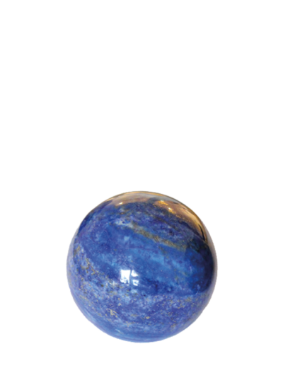 Lapis lazuli klot mellan